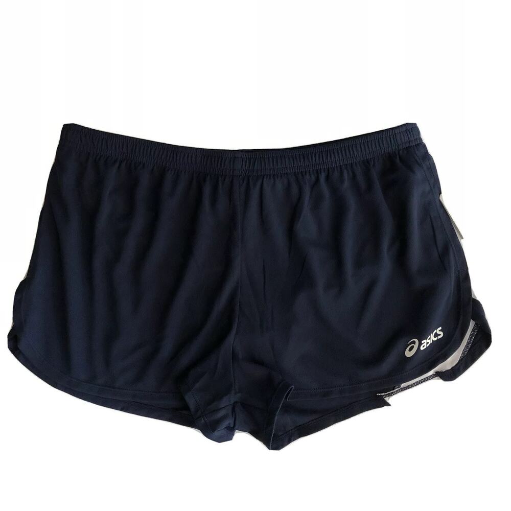 Asics Women’s Break Lined Shorts, Navy Blue Sz L TF2354
